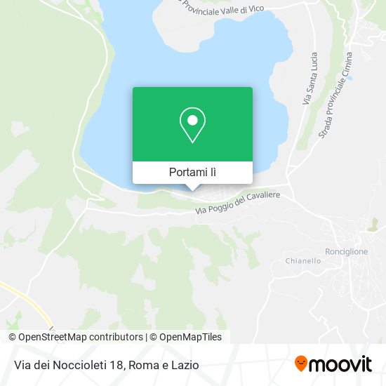 Mappa Via dei Noccioleti 18