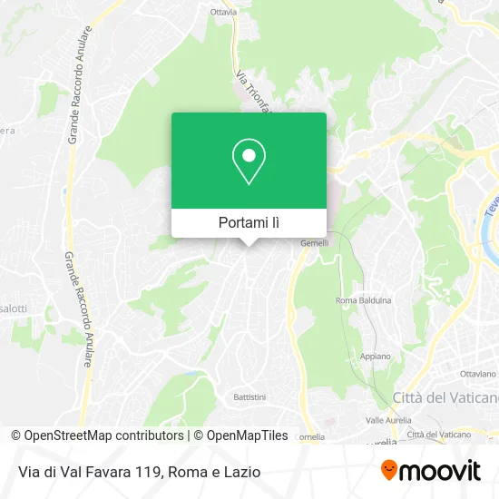 Mappa Via di Val Favara 119