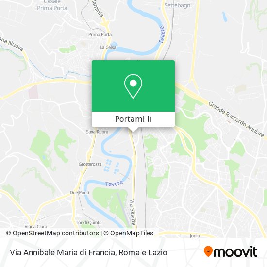 Mappa Via Annibale Maria di Francia