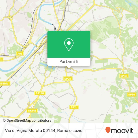 Mappa Via di Vigna Murata 00144