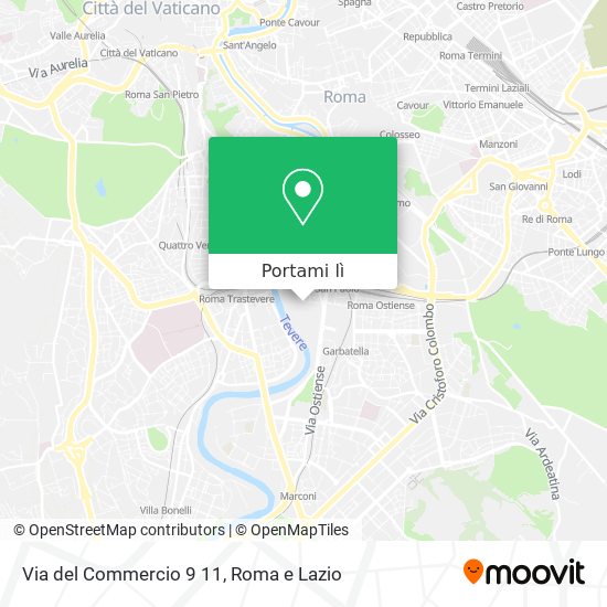 Mappa Via del Commercio  9 11
