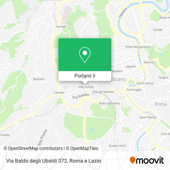 Mappa Via Baldo degli Ubaldi 372