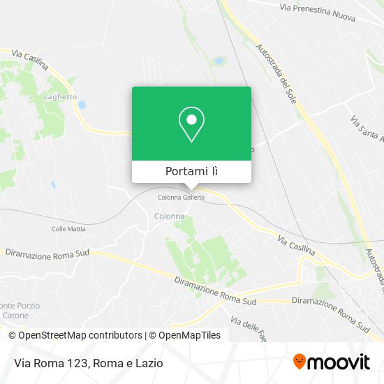 Mappa Via Roma 123