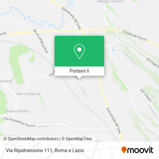 Mappa Via Ripatransone 111