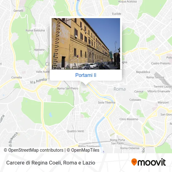 Mappa Carcere di Regina Coeli