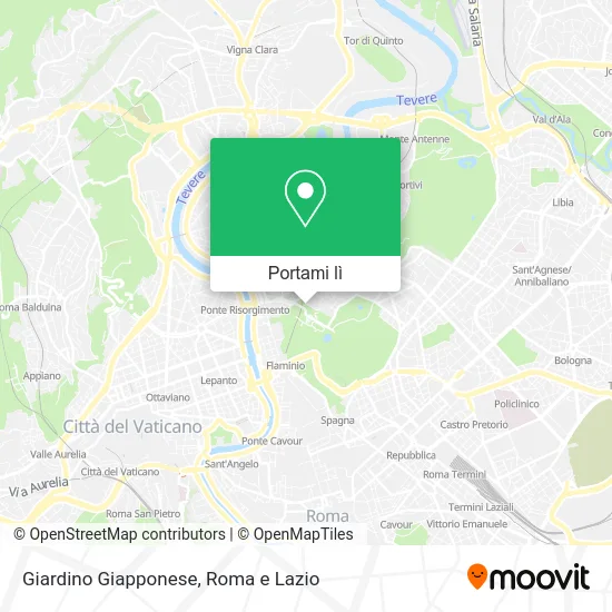 Mappa Giardino Giapponese