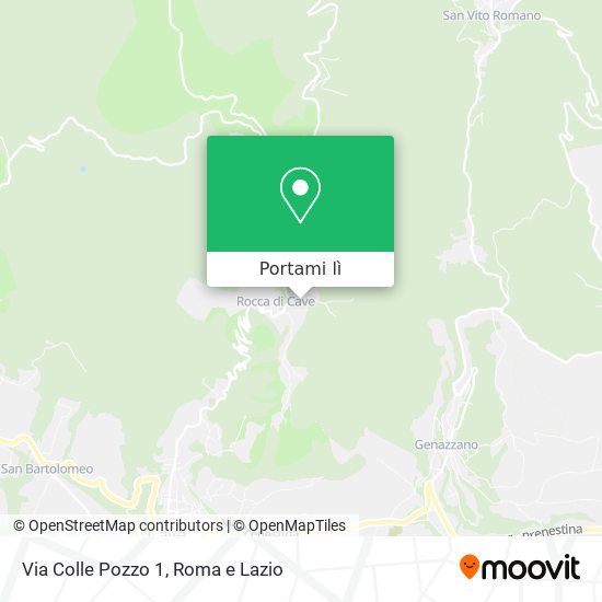 Mappa Via Colle Pozzo  1