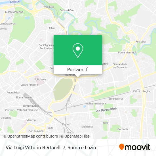 Mappa Via Luigi Vittorio Bertarelli 7