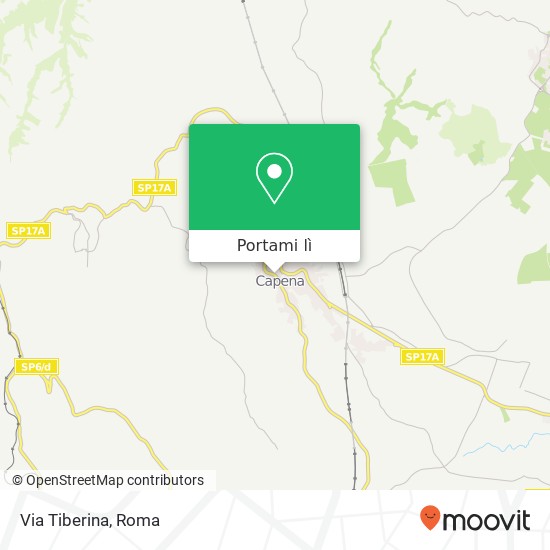 Mappa Via Tiberina