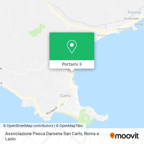Mappa Associazione Pesca Darsena San Carlo