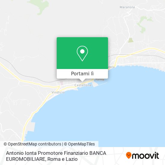 Mappa Antonio Ionta Promotore Finanziario BANCA EUROMOBILIARE