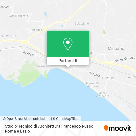 Mappa Studio Tecnico di Architettura Francesco Russo