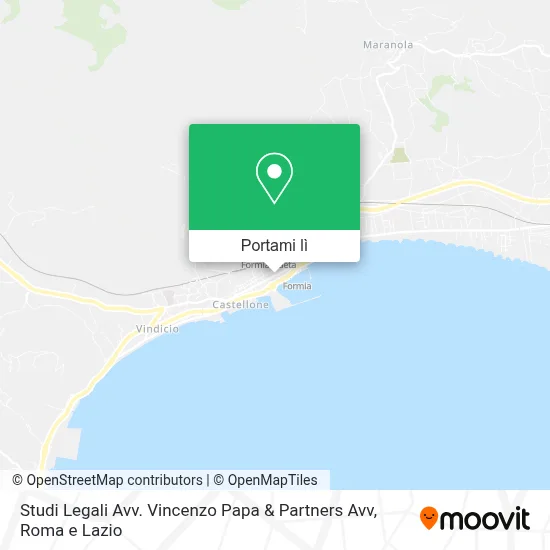 Mappa Studi Legali Avv. Vincenzo Papa & Partners Avv