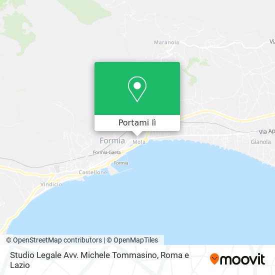 Mappa Studio Legale Avv. Michele Tommasino