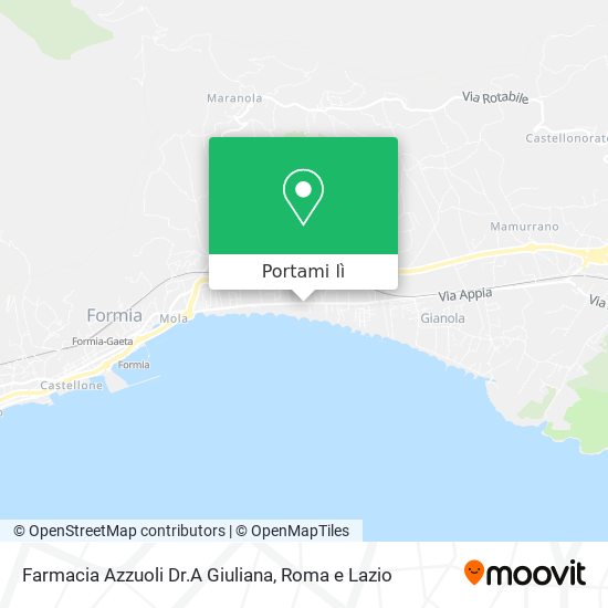 Mappa Farmacia Azzuoli Dr.A Giuliana