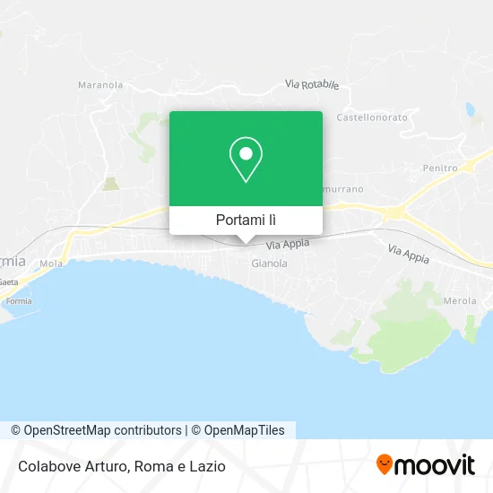 Mappa Colabove Arturo