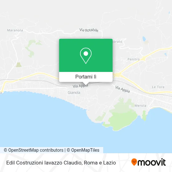 Mappa Edil Costruzioni Iavazzo Claudio