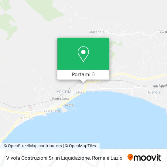 Mappa Vivola Costruzioni Srl in Liquidazione