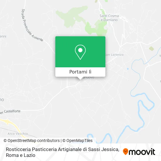 Mappa Rosticceria Pasticceria Artigianale di Sassi Jessica