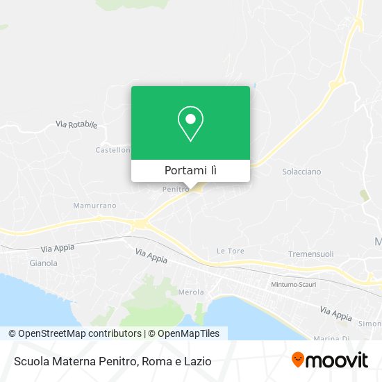 Mappa Scuola Materna Penitro