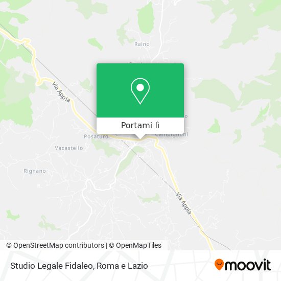 Mappa Studio Legale Fidaleo