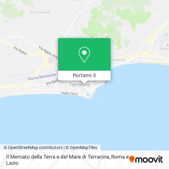 Mappa Il Mercato della Terra e del Mare di Terracina