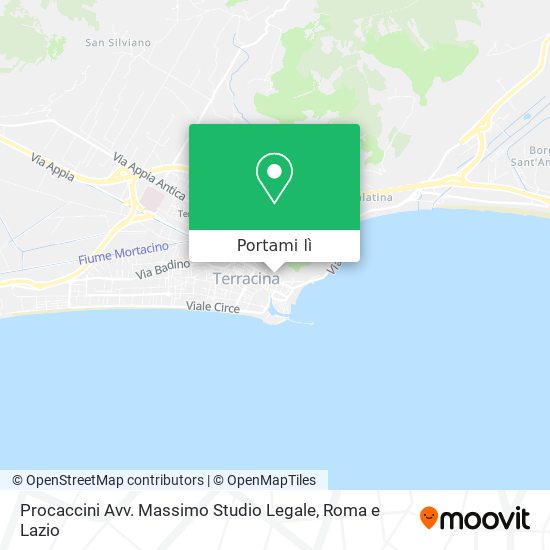 Mappa Procaccini Avv. Massimo Studio Legale