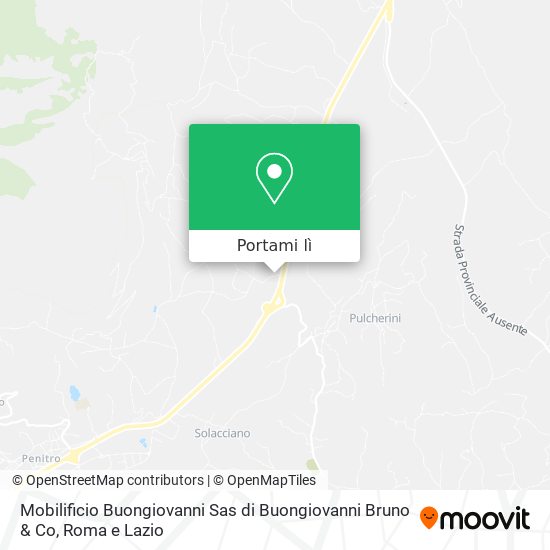 Mappa Mobilificio Buongiovanni Sas di Buongiovanni Bruno & Co