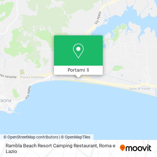 Mappa Rambla Beach Resort Camping Restaurant