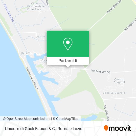 Mappa Unicom di Gauli Fabian & C.