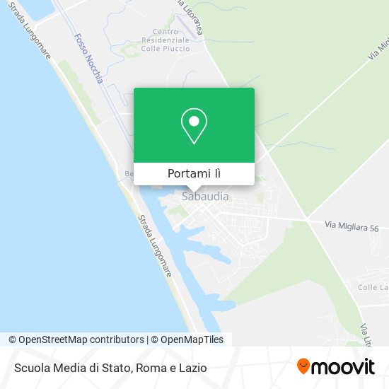 Mappa Scuola Media di Stato