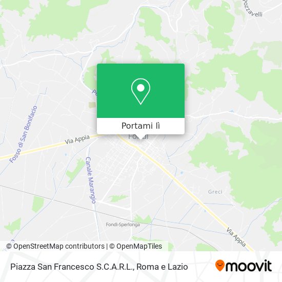 Mappa Piazza San Francesco S.C.A.R.L.