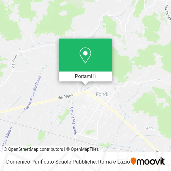 Mappa Domenico Purificato Scuole Pubbliche