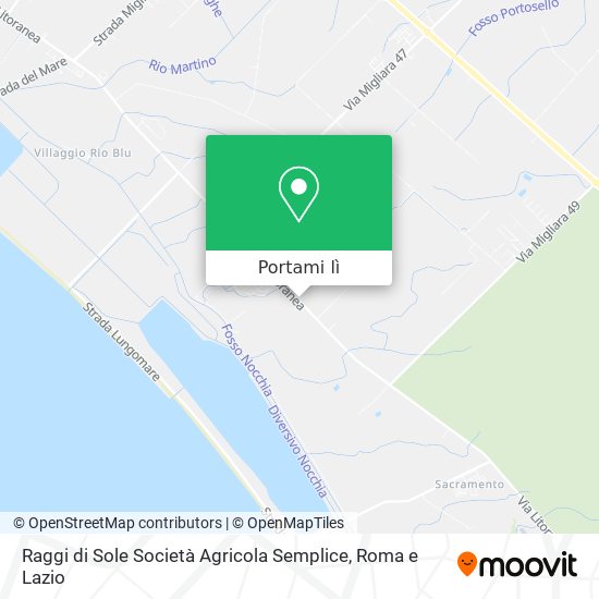 Mappa Raggi di Sole Società Agricola Semplice