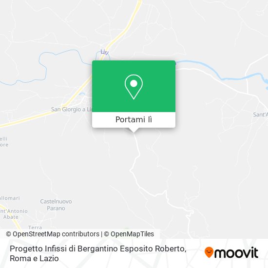 Mappa Progetto Infissi di Bergantino Esposito Roberto