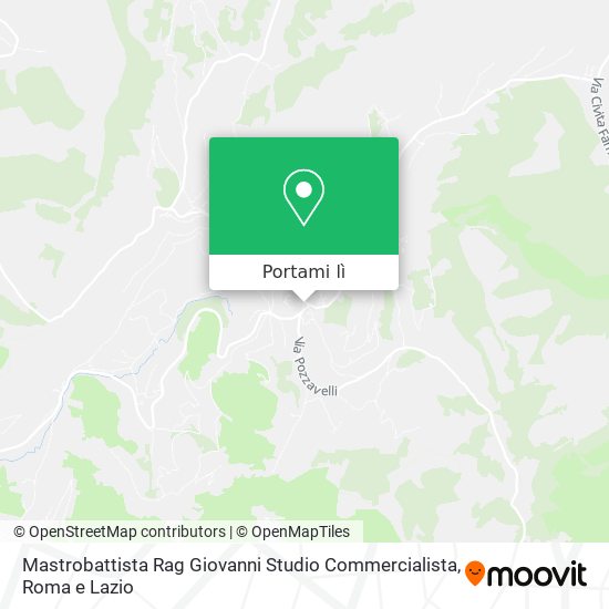 Mappa Mastrobattista Rag Giovanni Studio Commercialista