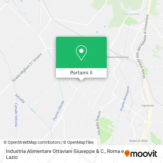 Mappa Industria Alimentare Ottaviani Giuseppe & C.