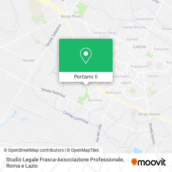 Mappa Studio Legale Frasca-Associazione Professionale