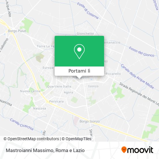 Mappa Mastroianni Massimo