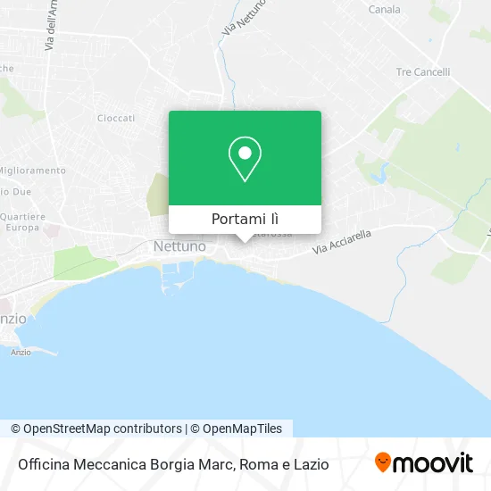 Mappa Officina Meccanica Borgia Marc