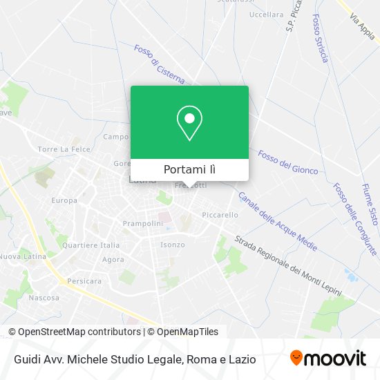 Mappa Guidi Avv. Michele Studio Legale