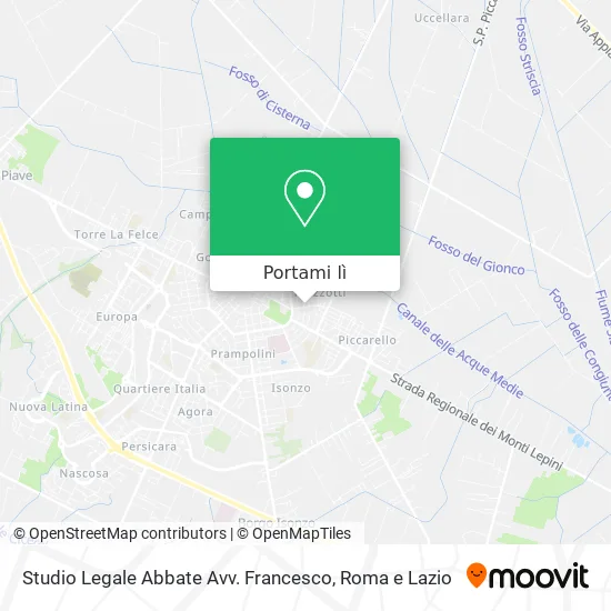 Mappa Studio Legale Abbate Avv. Francesco