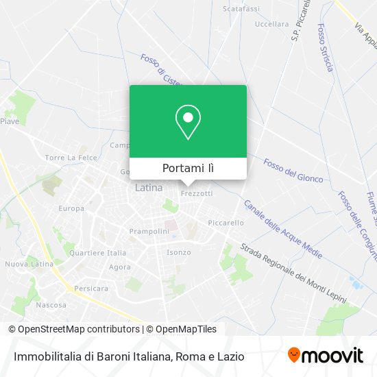 Mappa Immobilitalia di Baroni Italiana