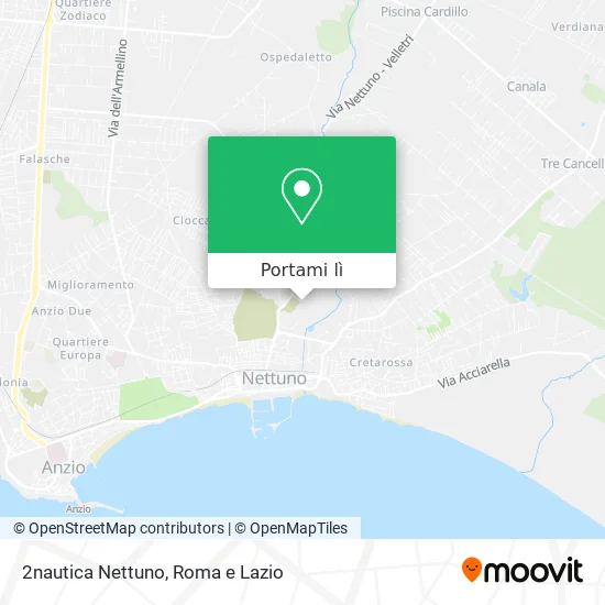 Mappa 2nautica Nettuno