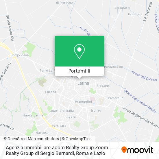 Mappa Agenzia Immobiliare Zoom Realty Group Zoom Realty Group di Sergio Bernardi