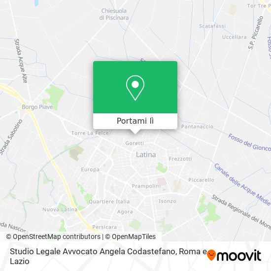 Mappa Studio Legale Avvocato Angela Codastefano