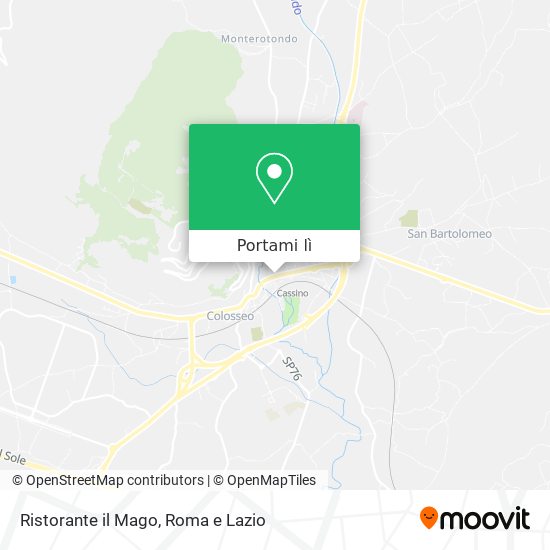 Mappa Ristorante il Mago