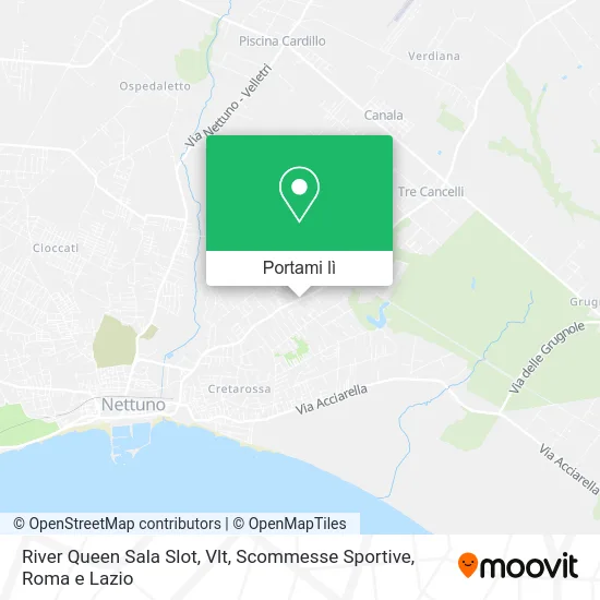 Mappa River Queen Sala Slot, Vlt, Scommesse Sportive