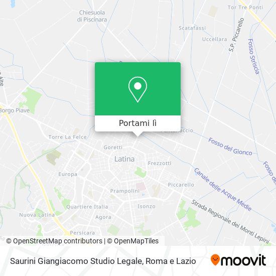 Mappa Saurini Giangiacomo Studio Legale