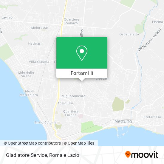 Mappa Gladiatore Service